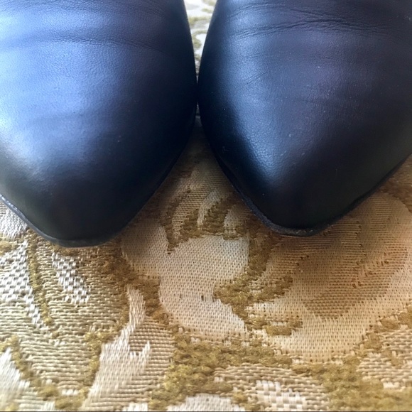 ✨ Aska Black Slip-On Pointed Toe Lee Flats - Picture 10 of 10